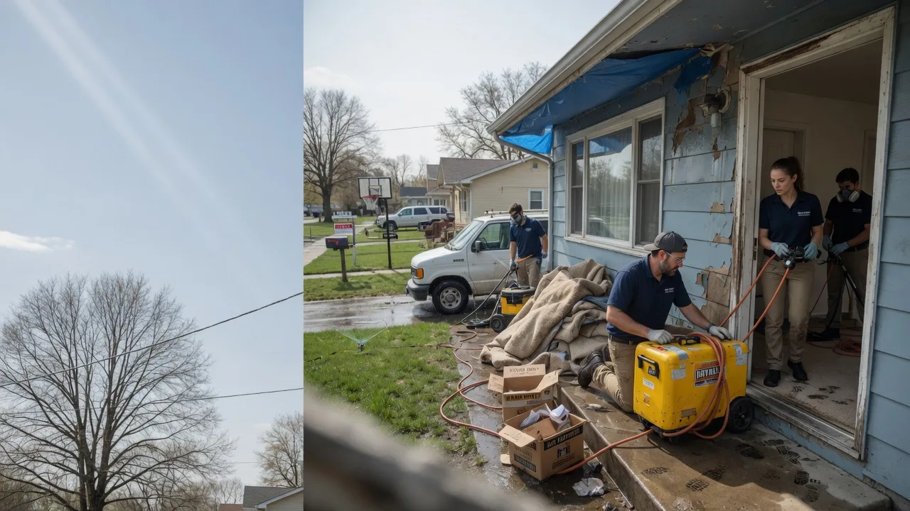 Basement Flood Cleanup in Bisbee, ND near me
